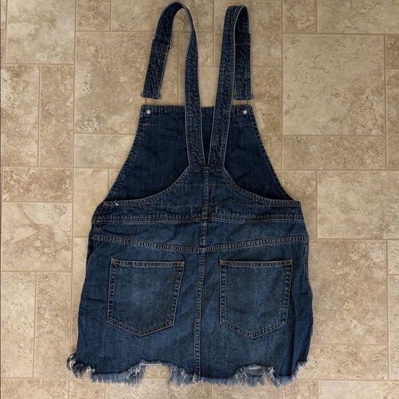 Free People Blue Denim Overalls - Picture 6 of 6